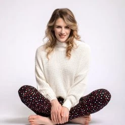 Just Cozy Sunset Dots - Cozy Lined Fur-Lined