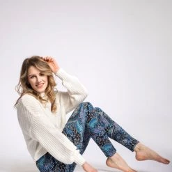 Just Cozy Fur-Lined Blue Faisan - Cozy Lined