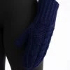 Just Cozy Blue - Cozy Lined Mittens Knitted Mittens 2 Just Cozy Blue - Cozy Lined Mittens Knitted Mittens