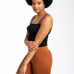 Just Cozy Biker Shorts Caramel Shorts