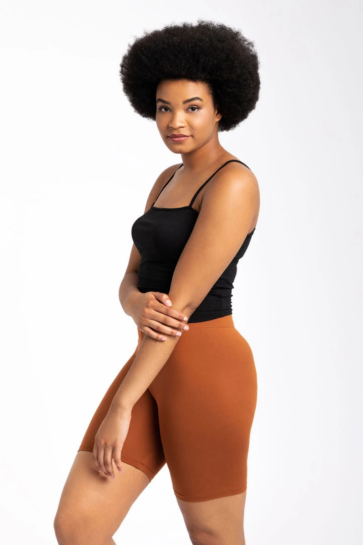 Just Cozy Biker Shorts Caramel Shorts 4 Just Cozy Biker Shorts Caramel Shorts