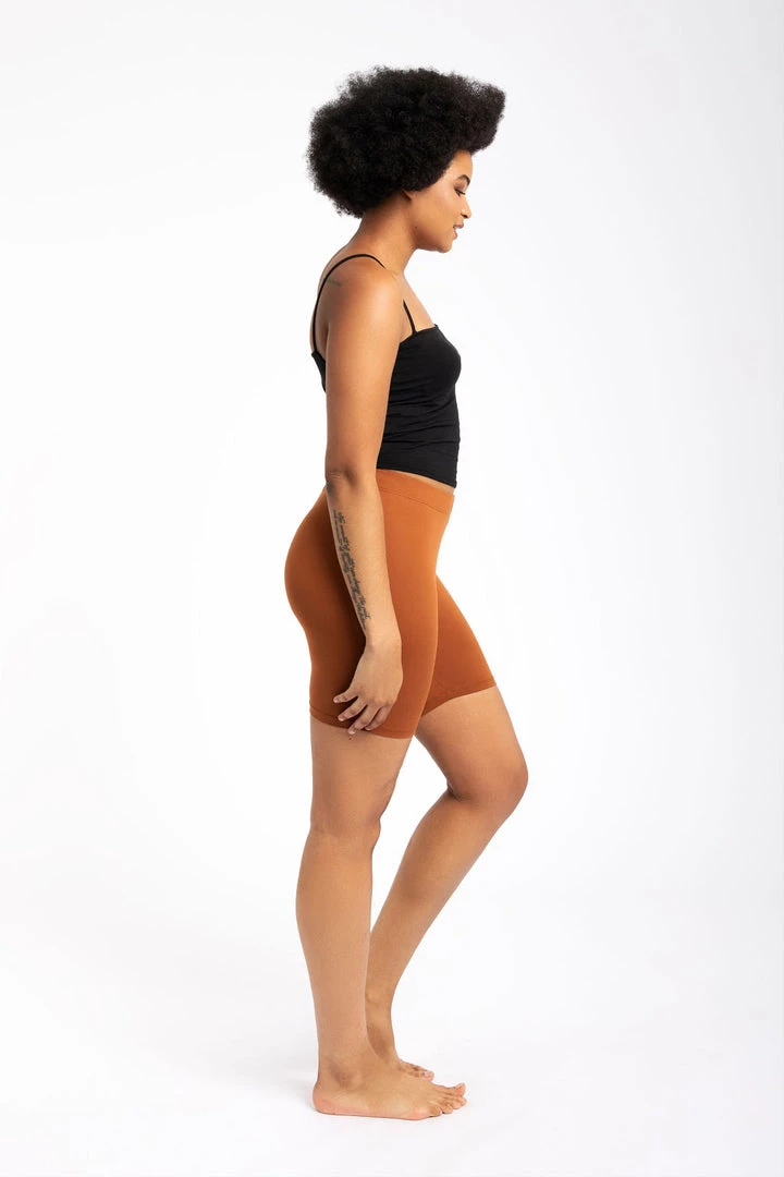 Just Cozy Biker Shorts Caramel Shorts 5 Just Cozy Biker Shorts Caramel Shorts