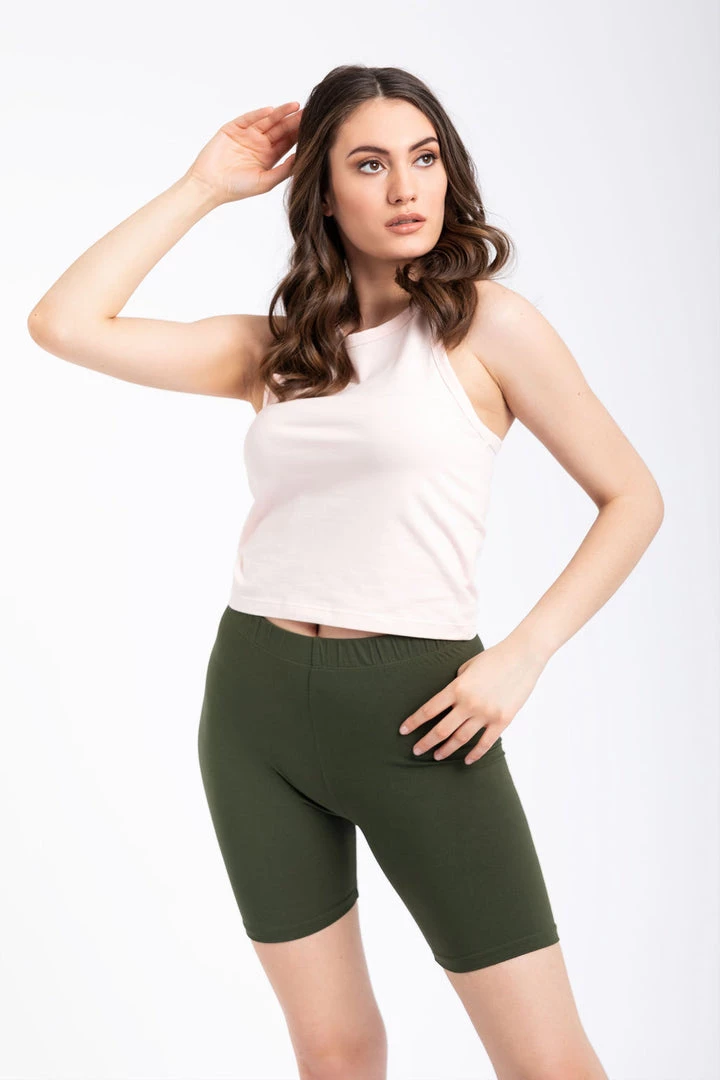 Just Cozy Green Shorts Biker Shorts 4 Just Cozy Green Shorts Biker Shorts