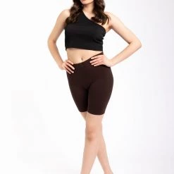 Just Cozy Brown Shorts