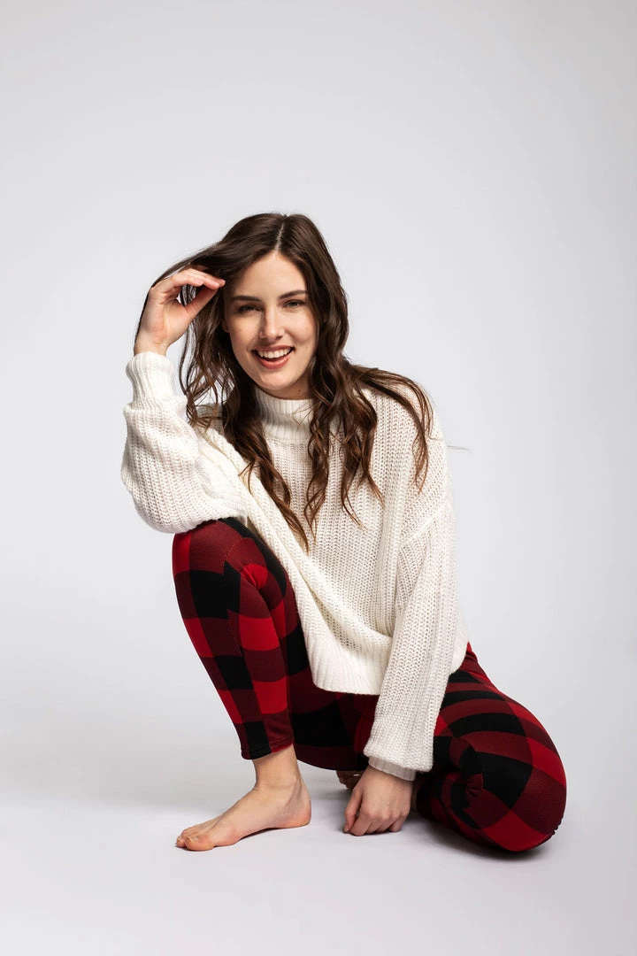 Just Cozy Fire Plaid - Cozy Lined 11 Just Cozy Fire Plaid - Cozy Lined