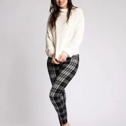Just Cozy Black Plaid - Cozy Lined