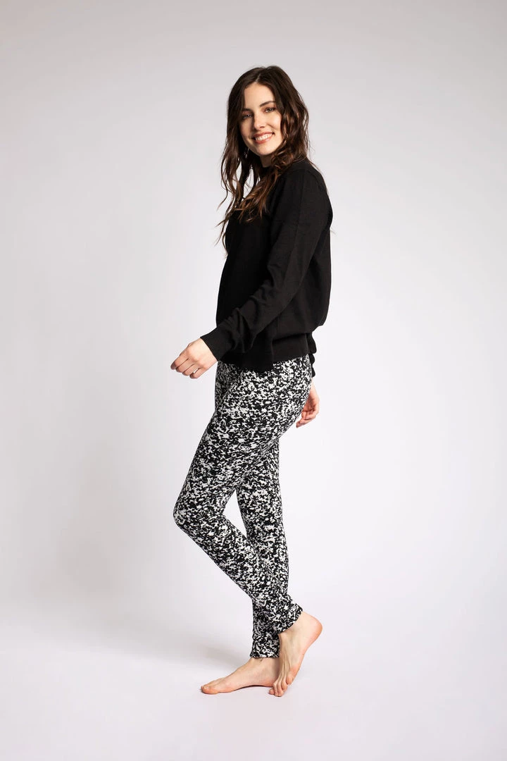 Just Cozy Black Splatter - Cozy Lined Fur-Lined 7 Just Cozy Black Splatter - Cozy Lined Fur-Lined