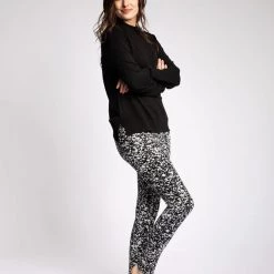 Just Cozy Black Splatter - Cozy Lined Fur-Lined 11 Just Cozy Black Splatter - Cozy Lined Fur-Lined