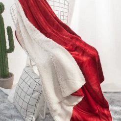 Just Cozy Red - Sherpa Blanket Blankets