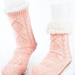 Just Cozy Coral - Cozy Slipper Socks