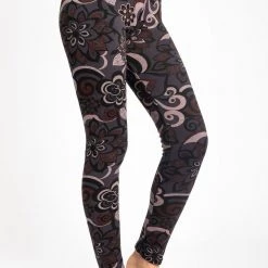 Just Cozy Fur-Lined Mauve Flowers - Cozy Lined