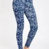 Just Cozy Blue Paisley - Cozy Lined Fur-Lined
