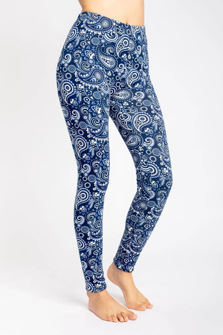 Just Cozy Blue Paisley - Cozy Lined Fur-Lined 3 Just Cozy Blue Paisley - Cozy Lined Fur-Lined