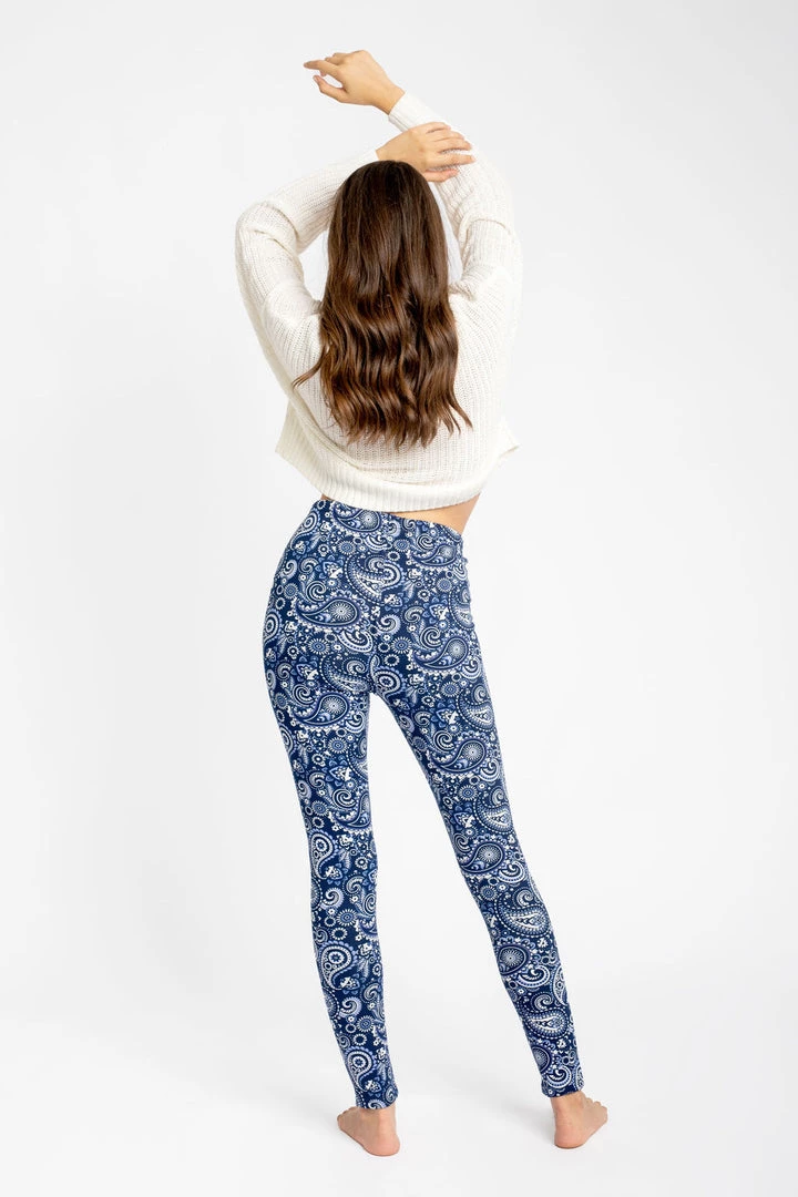 Just Cozy Blue Paisley - Cozy Lined Fur-Lined 6 Just Cozy Blue Paisley - Cozy Lined Fur-Lined