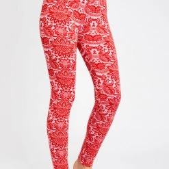 Just Cozy Fur-Lined Red Flowers - Cozy Lined