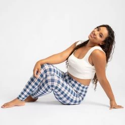 Just Cozy Blue Plaid - All Season 12 Just Cozy Blue Plaid - All Season