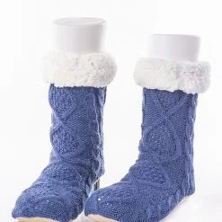Just Cozy Navy - Cozy Slipper Socks