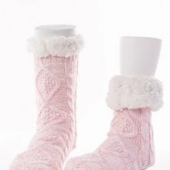 Just Cozy Baby Pink - Cozy Slipper Socks