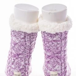Just Cozy Purple - Cozy Slipper Socks