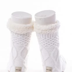 Just Cozy White - Cozy Slipper Socks