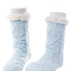 Just Cozy Baby Blue - Cozy Slipper Socks