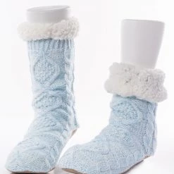 Just Cozy Baby Blue - Cozy Slipper Socks