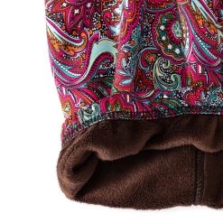 Just Cozy Fur-Lined Colorful Paisley - Cozy Lined