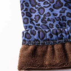 Just Cozy Blue Leopard Kid's - Cozy Lined