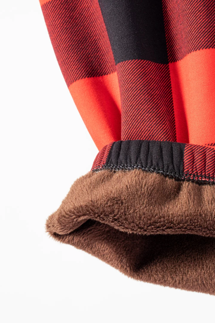 Just Cozy Fire Plaid - Cozy Lined 13 Just Cozy Fire Plaid - Cozy Lined