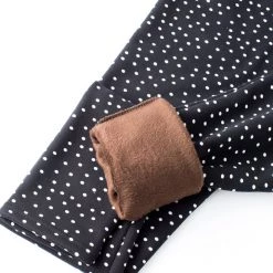 Just Cozy Fur-Lined Dots Dots - Cozy Lined