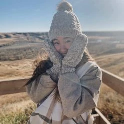 Vanilla Icecream Just Cozy Set Knit Sets