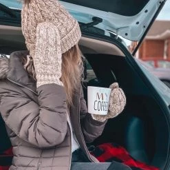 Vanilla Icecream Just Cozy Set Knit Sets