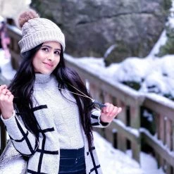 Just Cozy Knitted Hats Grey - Cozy Lined Hat