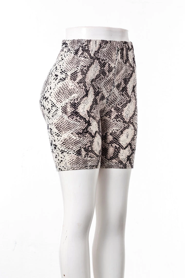 Just Cozy Biker Shorts Snake Print Shorts 5 Just Cozy Biker Shorts Snake Print Shorts
