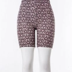 Just Cozy Biker Shorts Lily Flower Shorts