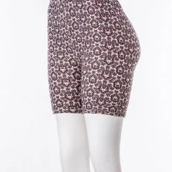 Just Cozy Biker Shorts Lily Flower Shorts