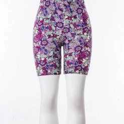 Just Cozy Exotic Garden Shorts Biker Shorts