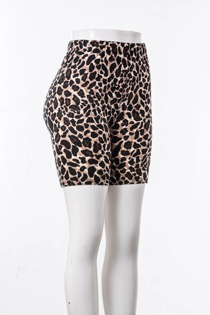 Just Cozy Biker Shorts Leopard Shorts 5 Just Cozy Biker Shorts Leopard Shorts