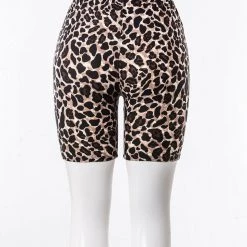 Just Cozy Biker Shorts Leopard Shorts 9 Just Cozy Biker Shorts Leopard Shorts