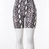 Just Cozy Dark Snake Shorts