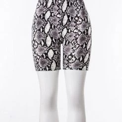 Just Cozy Dark Snake Shorts