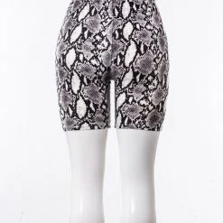 Just Cozy Dark Snake Shorts