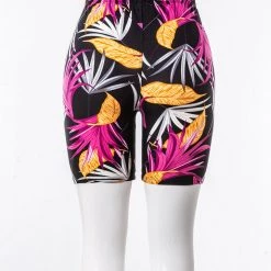 Just Cozy Biker Shorts Leaves Shorts