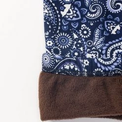 Just Cozy Blue Paisley - Cozy Lined Fur-Lined 15 Just Cozy Blue Paisley - Cozy Lined Fur-Lined