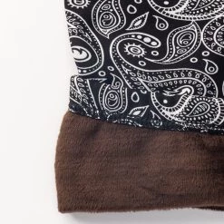 Just Cozy Fur-Lined Black Paisley - Cozy Lined 15 Just Cozy Fur-Lined Black Paisley - Cozy Lined