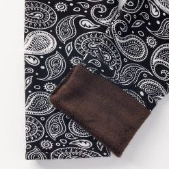 Just Cozy Fur-Lined Black Paisley - Cozy Lined 14 Just Cozy Fur-Lined Black Paisley - Cozy Lined