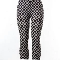 Just Cozy Grey Squares - Capris