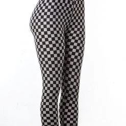 Just Cozy Grey Squares - Capris