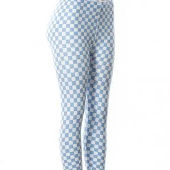 Just Cozy Blue Squares - Capris