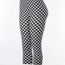 Just Cozy Grey Chess - Capris 8 Just Cozy Grey Chess - Capris